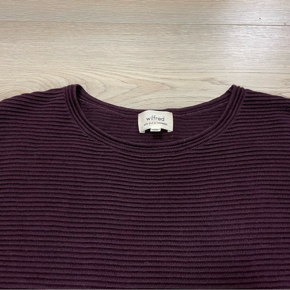 Aritzia Wilfred Campanule Sweater Dress Purple Size XS - Picture 3 of 7